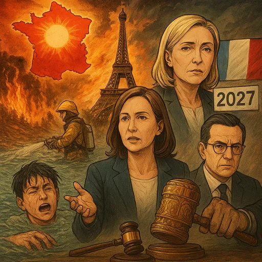 France Faces Heatwave Challenges, Political Developments, and Security Concerns