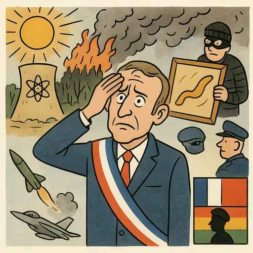 France Faces Heatwave Challenges, Security Concerns, and Strengthens Ukraine Support