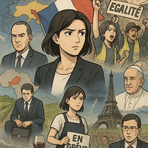 France Faces Diplomatic, Political, and Social Challenges