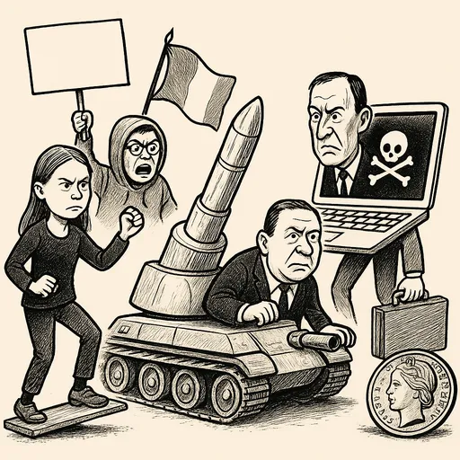 France Faces Social Unrest, Security Challenges, and Geopolitical Engagements