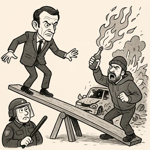 France Faces Widespread Unrest Amid Economic Grievances and Government Crackdown